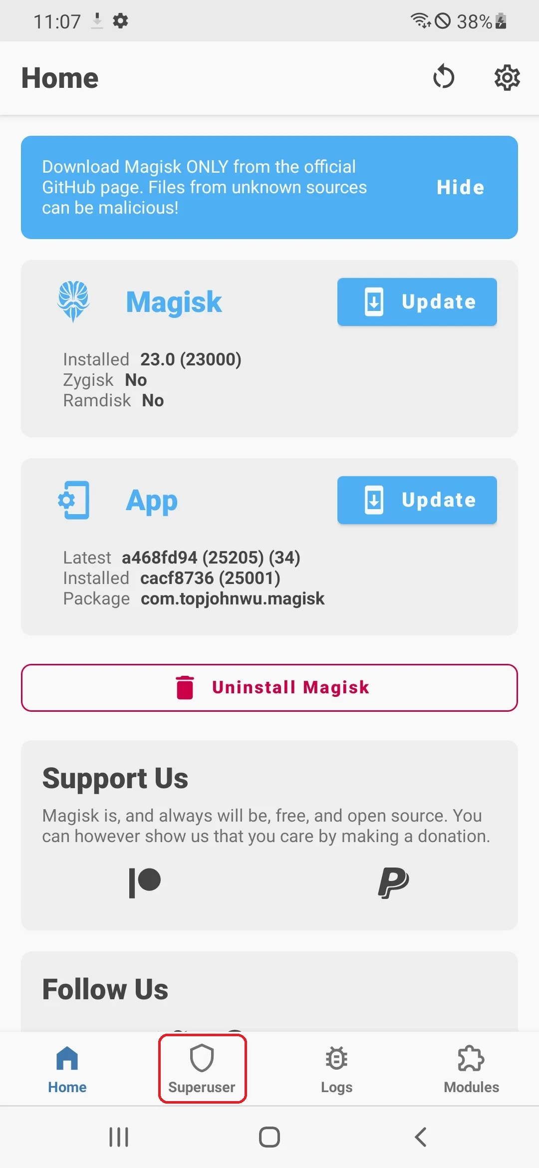 آموزش رایگان روت با مجیسک Magisk